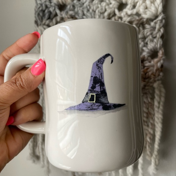 NEW Rae Dunn Cackle With Delight Witch Halloween Coffee Mug - Picture 2 of 4